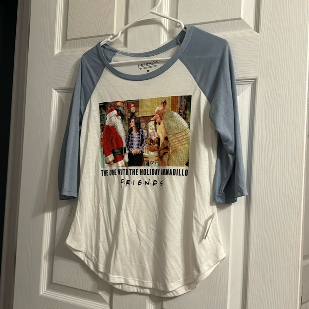 Friends Christmas Baseball T